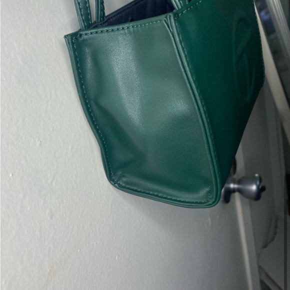 Telfar Small Shopping Bag in Dark Olive - Picture 7 of 9